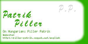 patrik piller business card